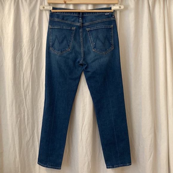 MOTHER jeans The Saint Straight Leg Violets are Blue wash, high rise, Size 26 - Picture 3 of 15